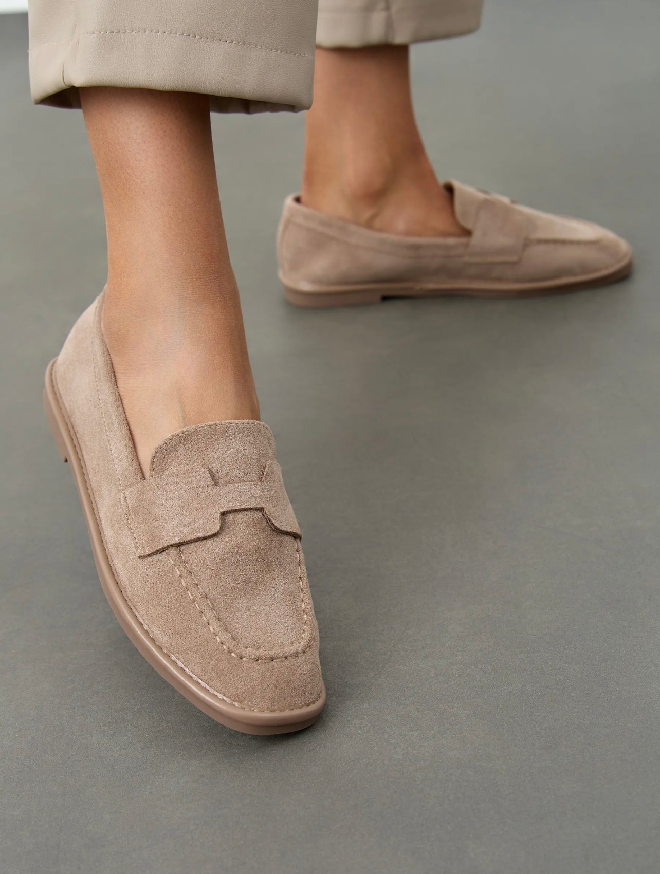 Mocassin Femme Classique-en Daim