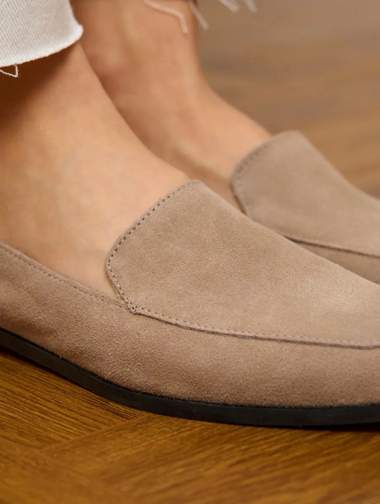 Mocassin PERLA en daim