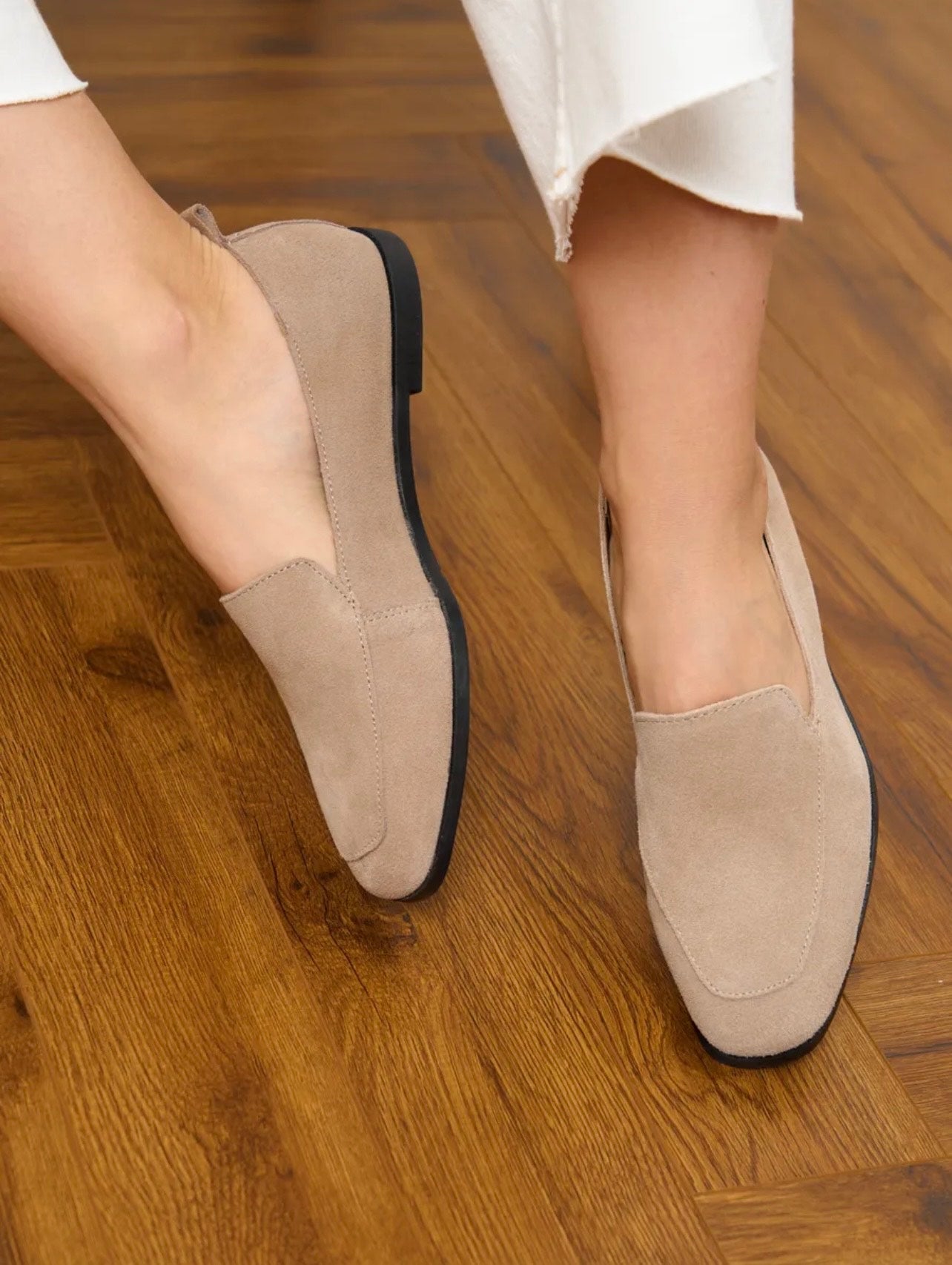 Mocassin PERLA en daim
